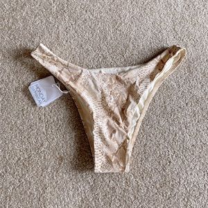 Monday Swimwear snake print bikini bottom